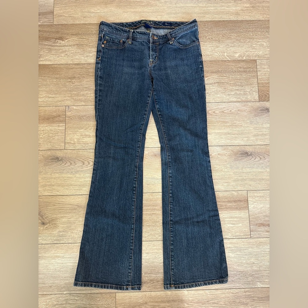 Seven7 Blue Flare Jeans - Picture 1 of 5